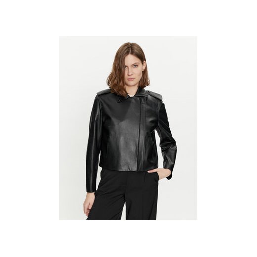 Marella Kurtka skórzana Sparta 2413441011 Czarny Regular Fit Marella 38 MODIVO
