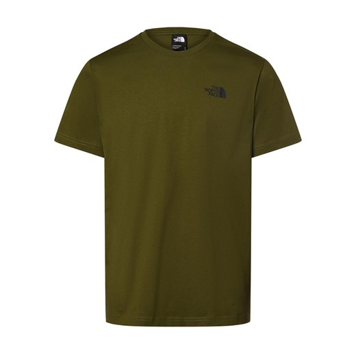 The North Face Koszulka męska Mężczyźni Bawełna oliwkowy nadruk ze sklepu vangraaf w kategorii T-shirty męskie - zdjęcie 170324049