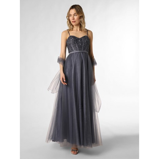 Unique Damska sukienka wieczorowa ze stułą Kobiety niebieski jednolity ze sklepu vangraaf w kategorii Sukienki - zdjęcie 170324058