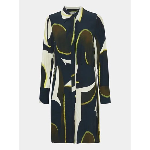 Fransa Sukienka koszulowa 20613287 Granatowy Regular Fit XS MODIVO