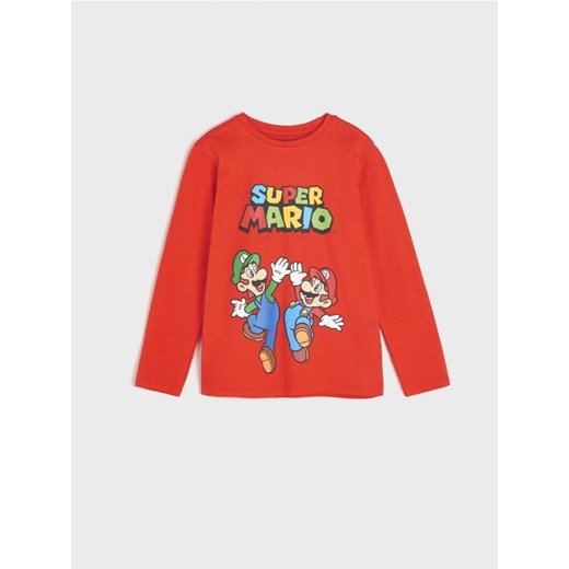 Sinsay - Koszulka Super Mario - czerwony ze sklepu Sinsay w kategorii T-shirty chłopięce - zdjęcie 170325927