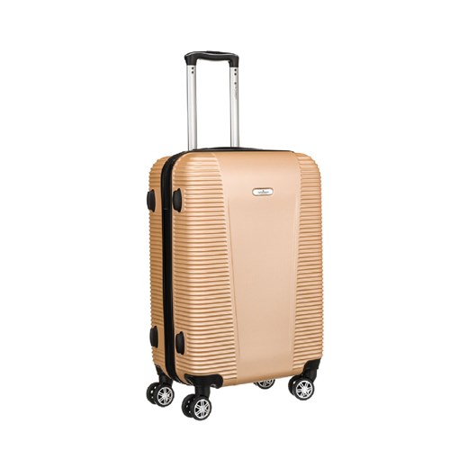 Mała walizka kabinowa z tworzywa ABS+ — Peterson beżowa ze sklepu 5.10.15 w kategorii Walizki - zdjęcie 170326248