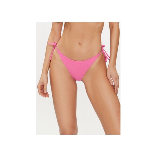 Calvin Klein Swimwear Dół od bikini KW0KW02398 Różowy ze sklepu MODIVO w kategorii Stroje kąpielowe - zdjęcie 170326976