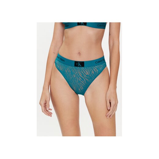 Calvin Klein Underwear Figi klasyczne 000QF7379E Zielony ze sklepu MODIVO w kategorii Majtki damskie - zdjęcie 170330058