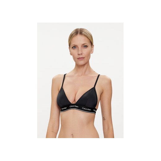 Calvin Klein Swimwear Góra od bikini KW0KW02424 Czarny ze sklepu MODIVO w kategorii Stroje kąpielowe - zdjęcie 170330128