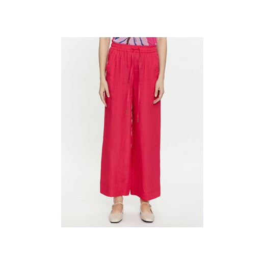 Marella Spodnie materiałowe Apogeo 2413131084 Różowy Relaxed Fit ze sklepu MODIVO w kategorii Spodnie damskie - zdjęcie 170330245