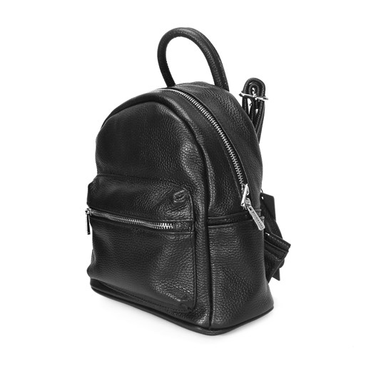 Czarny plecak damski KARINA ze sklepu Domenoshoes w kategorii Plecaki - zdjęcie 170331609