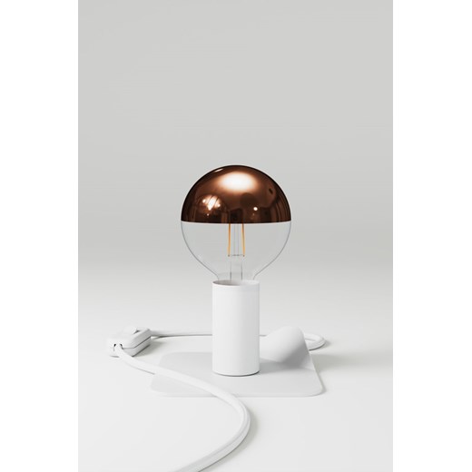 H & M - Lampa Stołowa Magnetic Z Żarówką I Podstawą - Biały ze sklepu H&M w kategorii Lampy stołowe - zdjęcie 170331755
