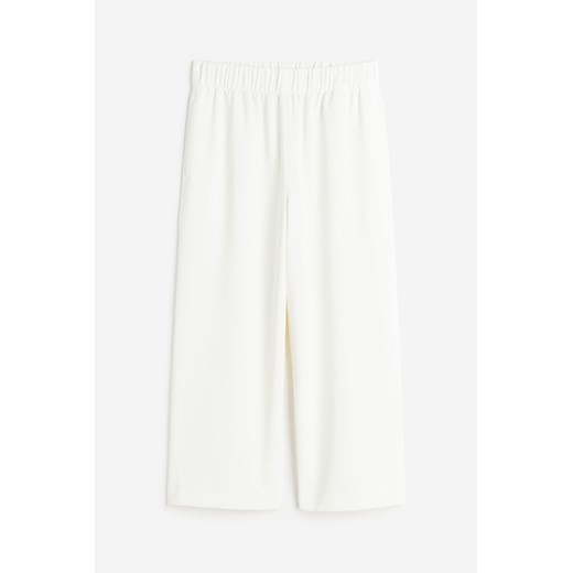 H & M - Spodnie culottes - Biały ze sklepu H&M w kategorii Spodnie damskie - zdjęcie 170335298