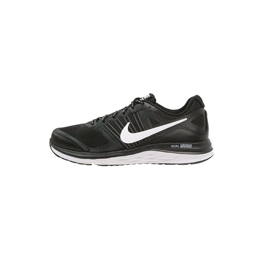 Nike Performance DUAL FUSION X Obuwie do biegania Amortyzacja black/white/cool grey zalando  do biegania