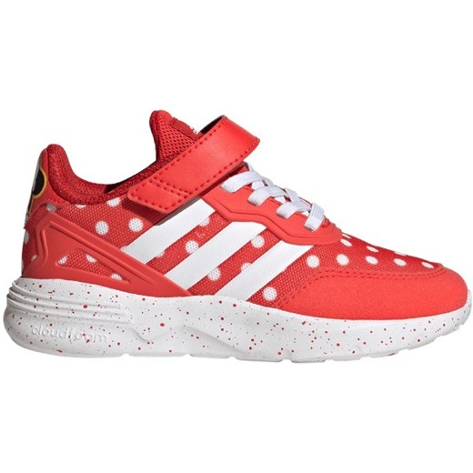 Buty adidas Nebzed x Disney Minnie Mouse Running Jr IG5368 czerwone ze sklepu ButyModne.pl w kategorii Buty sportowe dziecięce - zdjęcie 170335849