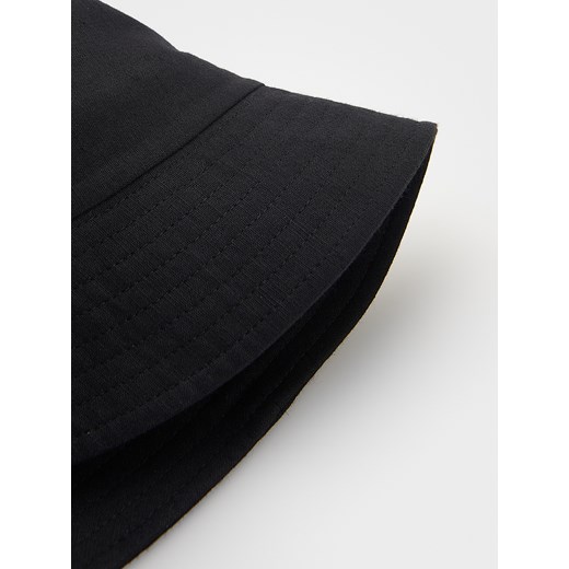 Reserved - Kapelusz bucket hat z lnem - czarny Reserved M Reserved