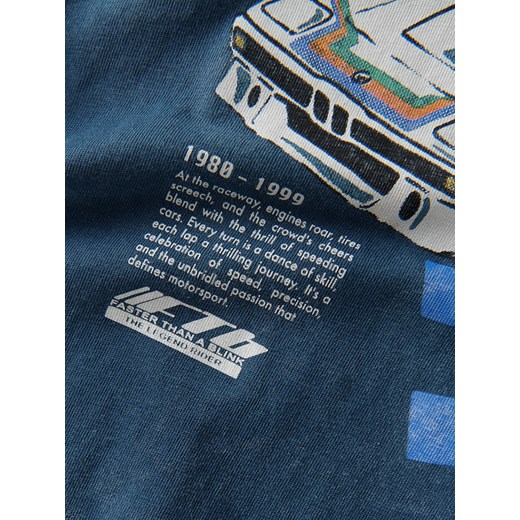 Reserved - T-shirt oversize - granatowy Reserved 146 (10 lat) Reserved