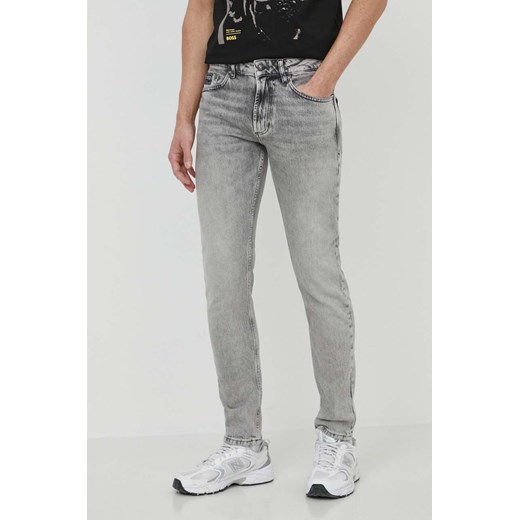 Versace Jeans Couture jeansy męskie kolor szary 76GAB5D0 CDW98 ze sklepu ANSWEAR.com w kategorii Jeansy męskie - zdjęcie 170339767