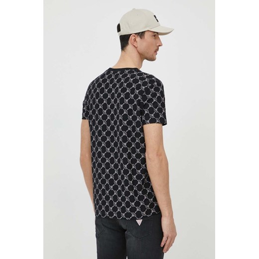 Joop! t-shirt bawełniany męski kolor czarny wzorzysty Joop! M ANSWEAR.com
