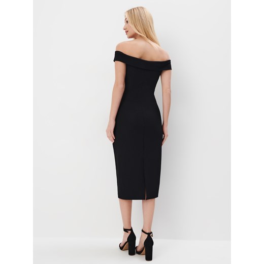 Mohito - Sukienka midi z odkrytymi ramionami - czarny Mohito XL Mohito