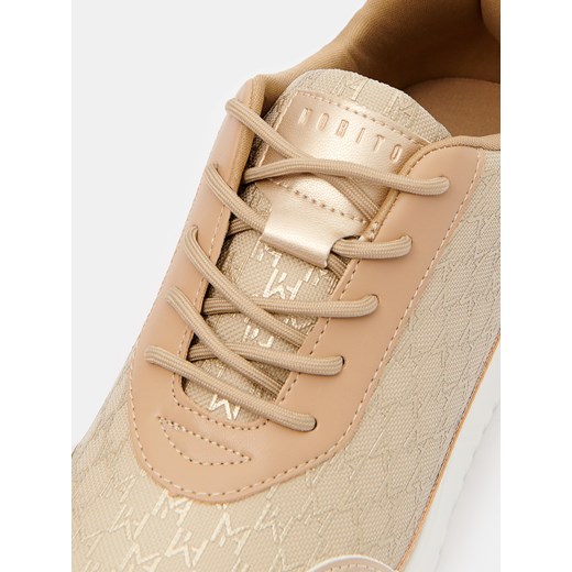 Mohito - Złote sneakersy - beżowy Mohito 39 Mohito