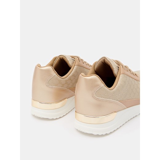Mohito - Złote sneakersy - beżowy Mohito 37 Mohito