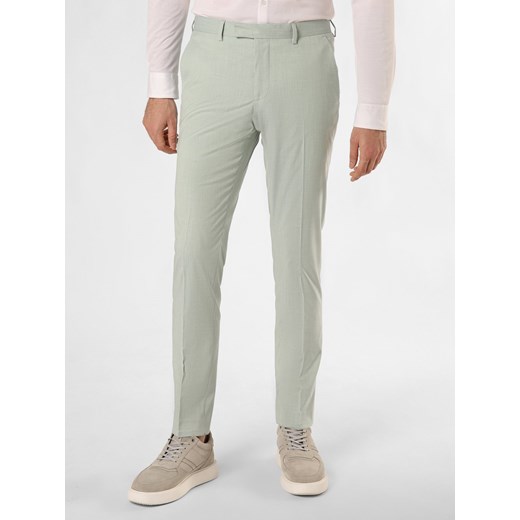 Finshley & Harding Spodnie - Kalifornia Mężczyźni Slim Fit miętowy marmurkowy ze sklepu vangraaf w kategorii Spodnie męskie - zdjęcie 170341759