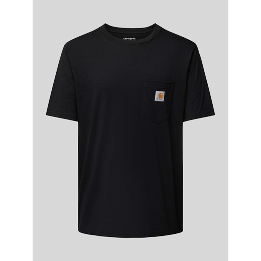 T-shirt z naszywką z logo model ‘POCKET’ ze sklepu Peek&Cloppenburg  w kategorii T-shirty męskie - zdjęcie 170342385