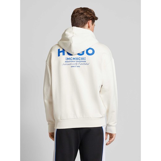 NOWOŚĆ w P&C: Bluza rozpinana z nadrukiem z logo model ‘Nardimez’ Hugo Blue XL Peek&Cloppenburg
