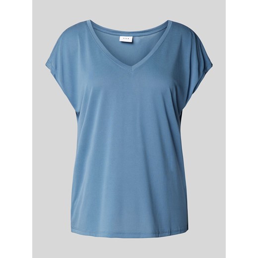 T-shirt z głębokim dekoltem w serek model ‘Vimodala’ ze sklepu Peek&Cloppenburg  w kategorii Bluzki damskie - zdjęcie 170342547