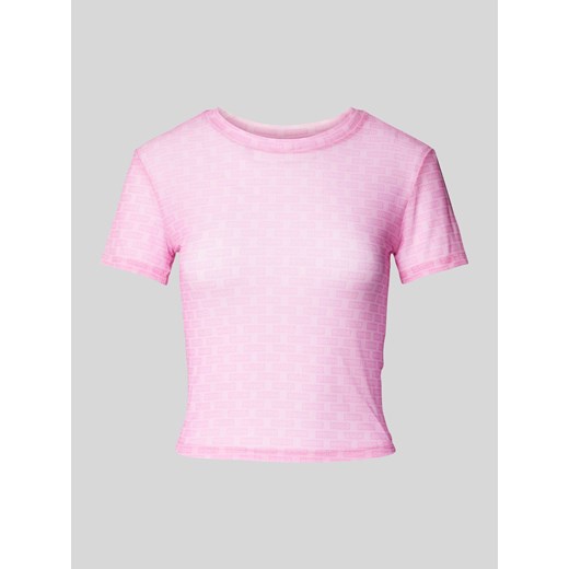 NOWOŚĆ w P&C*: T-shirt z logo na całej powierzchni model ‘Dadini’ ze sklepu Peek&Cloppenburg  w kategorii Bluzki damskie - zdjęcie 170342628