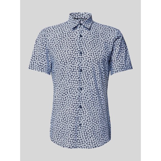 Koszula casualowa o kroju slim fit ze wzorem na całej powierzchni model ‘Roan’ ze sklepu Peek&Cloppenburg  w kategorii Koszule męskie - zdjęcie 170342657