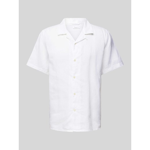 Koszula casualowa o pudełkowym kroju z kołnierzem z połami ze sklepu Peek&Cloppenburg  w kategorii Koszule męskie - zdjęcie 170342847