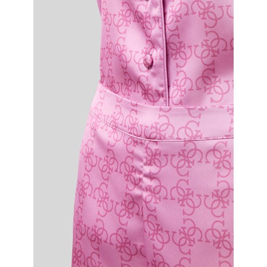 Piżama z nadrukiem z logo na całej powierzchni Guess XL Peek&Cloppenburg 