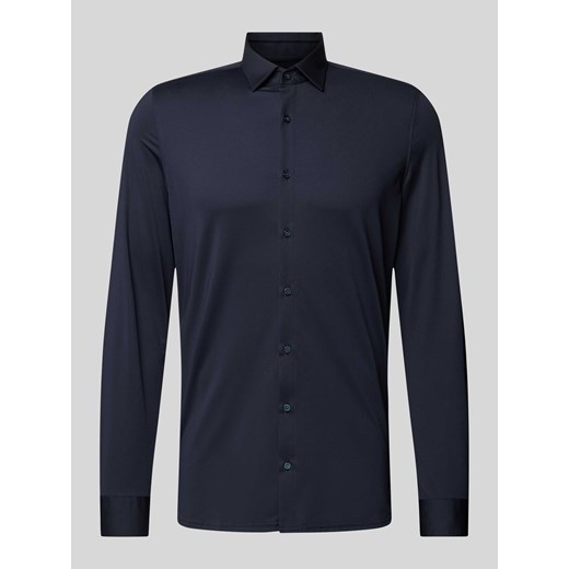 Koszula biznesowa o kroju Super Slim Fit z kołnierzykiem typu kent ze sklepu Peek&Cloppenburg  w kategorii Koszule męskie - zdjęcie 170342956