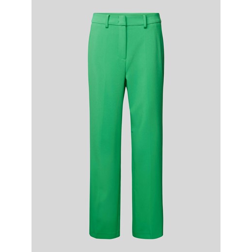 Spodnie materiałowe o kroju regular fit ze szlufkami na pasek ze sklepu Peek&Cloppenburg  w kategorii Spodnie damskie - zdjęcie 170343005