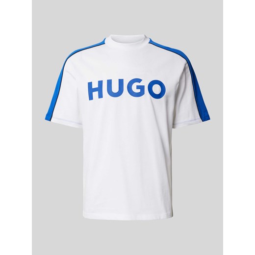 NOWOŚĆ w P&C: T-shirt z nadrukiem z logo Hugo Blue XXXL Peek&Cloppenburg 