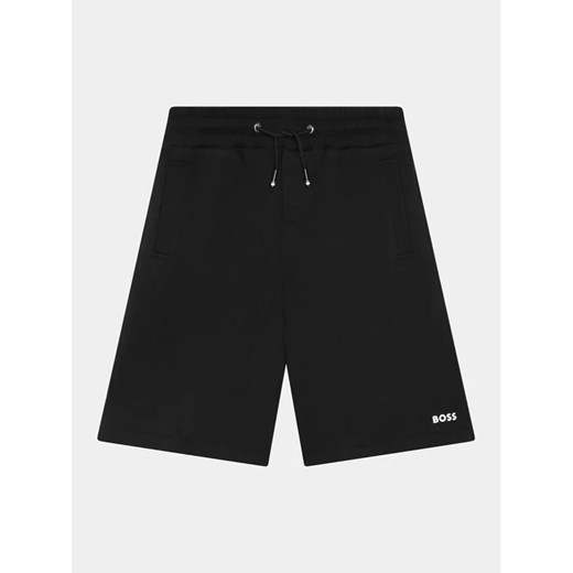 Boss Szorty sportowe J50992 D Czarny Regular Fit 16Y MODIVO