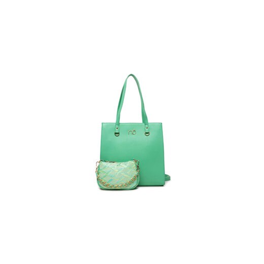 Nobo Torebka NBAG-M2470-C008 Zielony ze sklepu MODIVO w kategorii Torby Shopper bag - zdjęcie 170343247