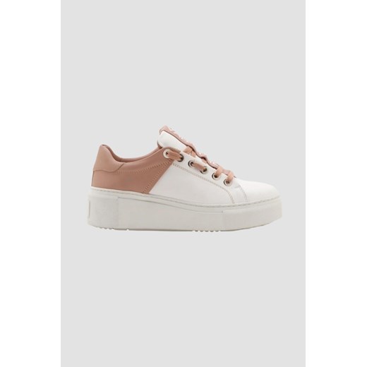VALENTINO Biało-różowe sneakersy Baraga S Sneaker Lace-U, Rozmiar 37 ze sklepu outfit.pl w kategorii Buty sportowe damskie - zdjęcie 170344638