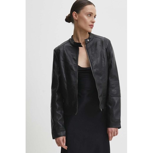 Answear Lab kurtka damska kolor czarny przejściowa ze sklepu ANSWEAR.com w kategorii Kurtki damskie - zdjęcie 170344716