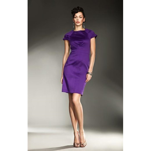 Wyjątkowa sukienka - fiolet - S10 