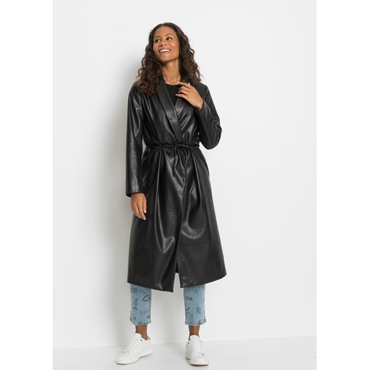 Płaszcz ze sztucznej skóry 40 bonprix promocyjna cena