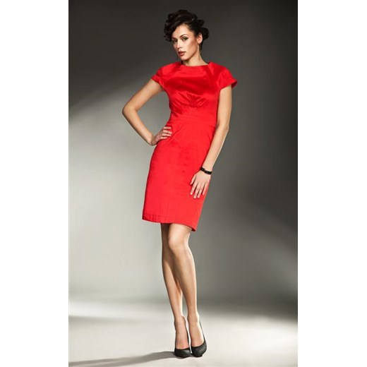Wyjątkowa sukienka - czerwony - S10 
