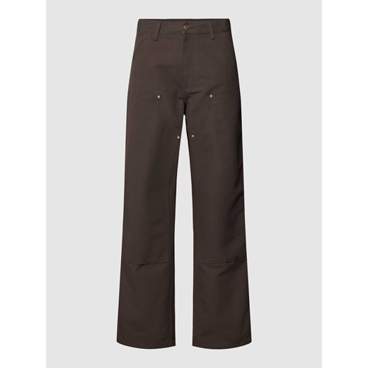 Spodnie w jednolitym kolorze ze sklepu Peek&Cloppenburg  w kategorii Spodnie męskie - zdjęcie 170380776