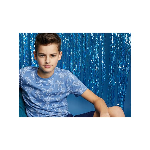 lamino Koszulka w kolorze niebieskim ze sklepu Limango Polska w kategorii T-shirty chłopięce - zdjęcie 170381529