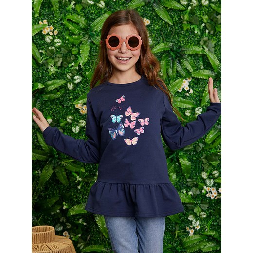 lamino Koszulka w kolorze granatowym ze sklepu Limango Polska w kategorii Bluzki dziewczęce - zdjęcie 170381717