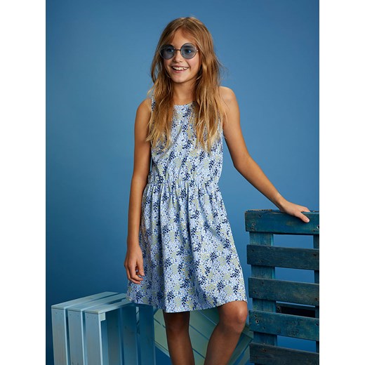 lamino Sukienka w kolorze niebieskim ze sklepu Limango Polska w kategorii Sukienki dziewczęce - zdjęcie 170381759