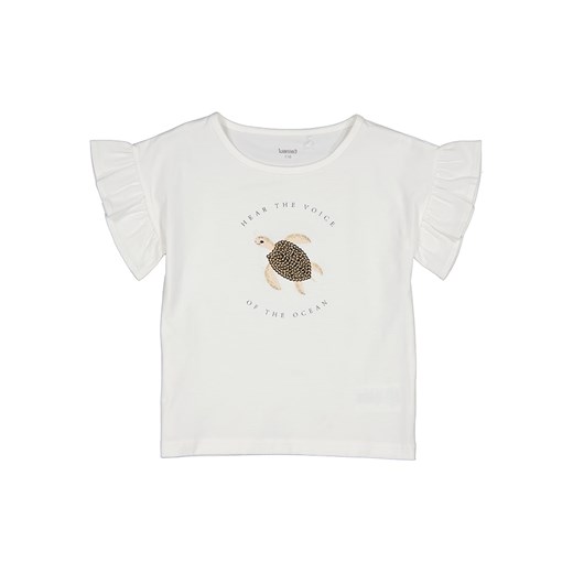 lamino Koszulka w kolorze białym ze sklepu Limango Polska w kategorii Bluzki dziewczęce - zdjęcie 170381768