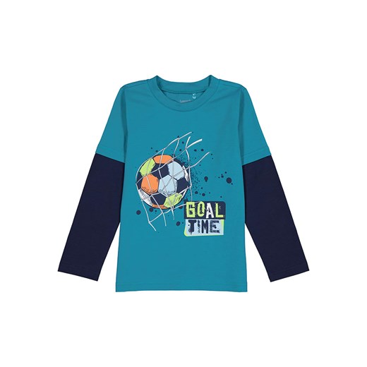 lamino Koszulka w kolorze niebiesko-granatowym ze sklepu Limango Polska w kategorii T-shirty chłopięce - zdjęcie 170381905
