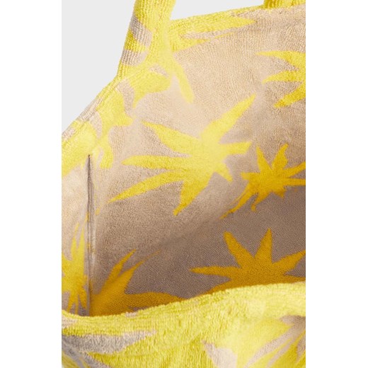 Torba letnia żółta Wouf duża matowa z bawełny wakacyjna na ramię 
