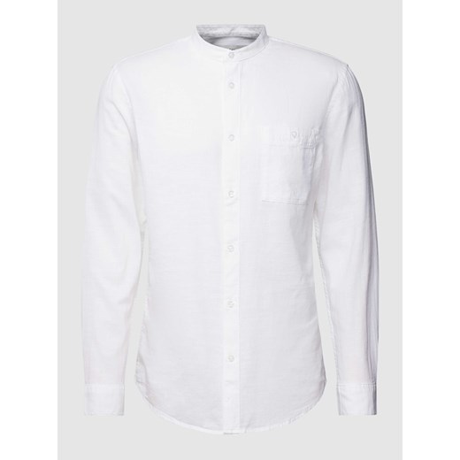 Koszula casualowa o kroju basic fit ze stójką ze sklepu Peek&Cloppenburg  w kategorii Koszule męskie - zdjęcie 170385036