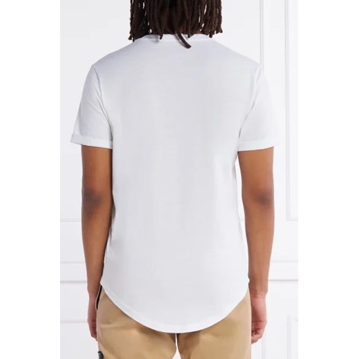 Biały t-shirt męski Calvin Klein z krótkim rękawem 