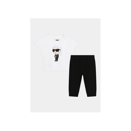 Karl Lagerfeld Kids Komplet t-shirt i legginsy Z30134 M Kolorowy Regular Fit ze sklepu MODIVO w kategorii Komplety niemowlęce - zdjęcie 170391406